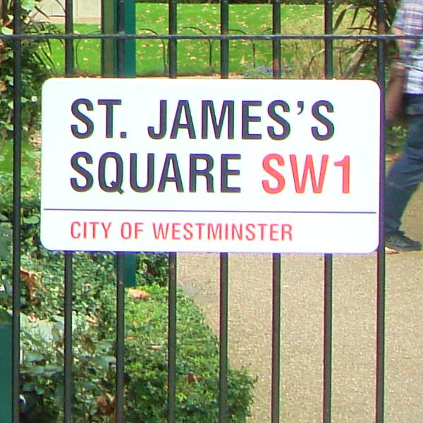 St James's Square - Place Name